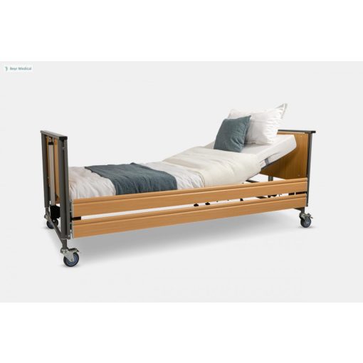 Ápolási ágy, EcoFit-S, 4 részes, fa oldalráccsal