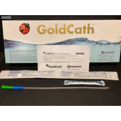   Demersan Goldcath egyszer használatos hidrofil katéter steril vízpatronnal, férfi, nelaton, 40 cm