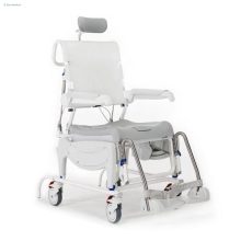 Aquatec Ocean ergo DUAL VIP dönthető ülésű és háttámlájú fürdető kerekesszék fejtámlával