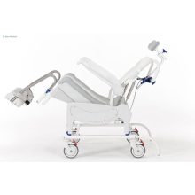 Aquatec Ocean ergo DUAL VIP dönthető ülésű és háttámlájú fürdető kerekesszék fejtámlával