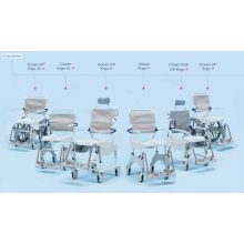 Aquatec Ocean ergo DUAL VIP dönthető ülésű és háttámlájú fürdető kerekesszék fejtámlával