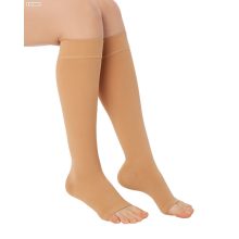 Variteks kompressziós térdharisnya, nyitott orral (AD), II. kompresszió