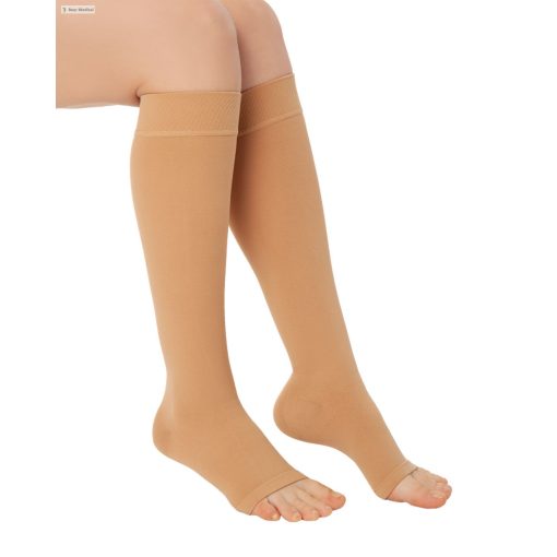 Variteks kompressziós térdharisnya, nyitott orral (AD), II. kompresszió